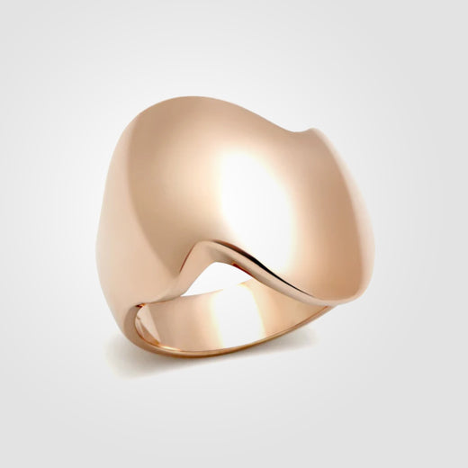 IP Rose Gold(Ion Plating) Brass Ring