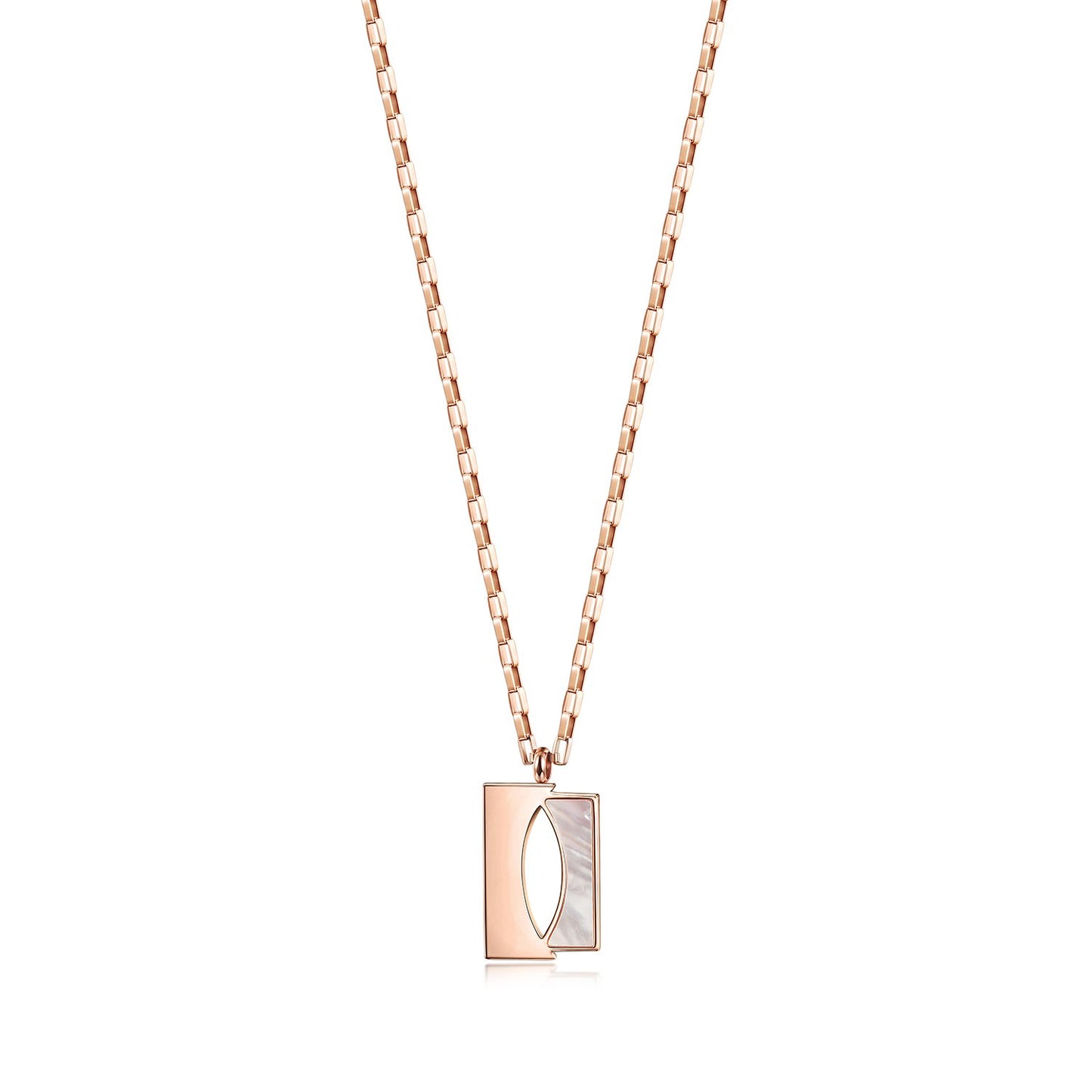 SQUARE SHELL NECKLACE