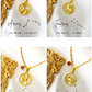 Zodiac Sign and Birthstone Necklace